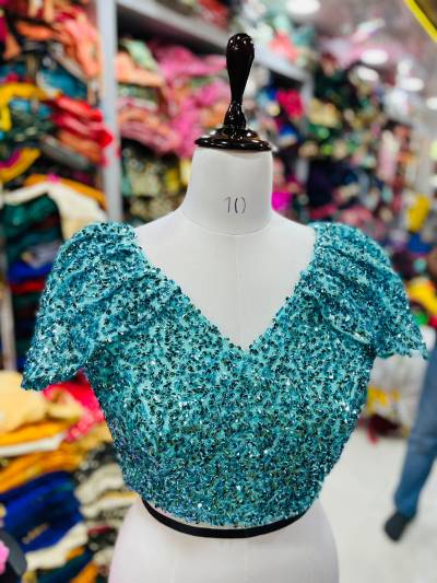 RK Vol 9 Designer Style Attractive Sequence Work Beautiful Blouse